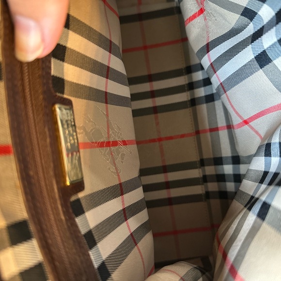 Burberrys brown leather handbag EUC with COA - Picture 6 of 16